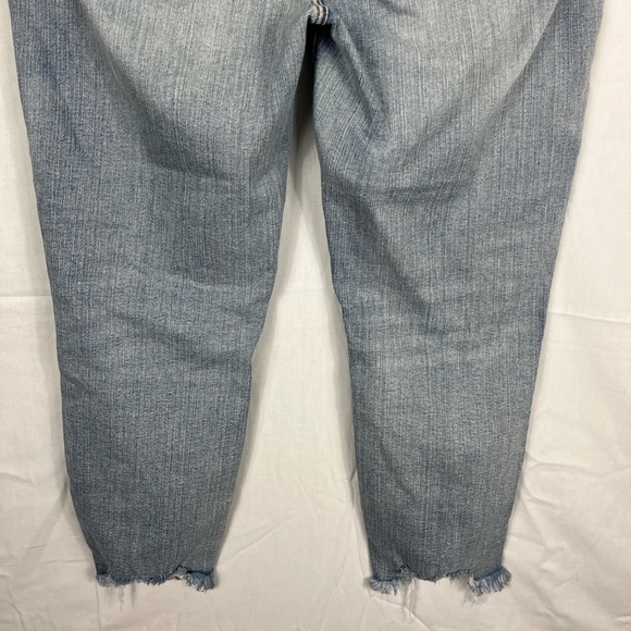 Silver Aiko Slim Crop Light Wash Sz 33 - Picture 10 of 12